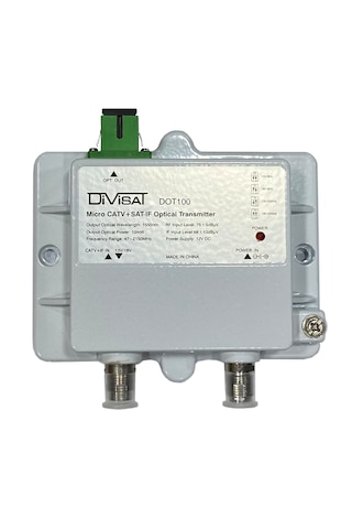 Divisat Dot-100 Fiber Optik Transmitter - Catv + Sat 10mw 47-2150 Mhz