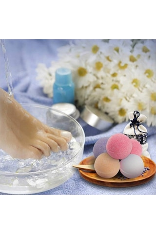 Banyo Bombası, Nem Topu, Banyo Nem Topu Pedikür Ve Manikür Nem Bombası 75 Gr 6 Lı