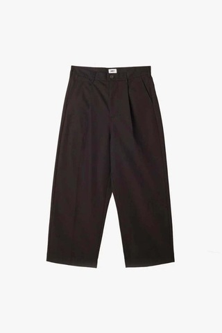 Obey Oliver Plise Pantolon - Rahat Ve Şık Rayon Karışım Detaylarıyla Siyah