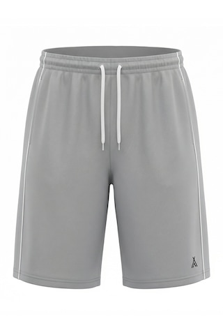 Orendahill Erkek Spor Şort Hızlı Kuruyan Esnek Regular Fit Trim Biyeli Activewear Gri