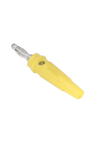 Yaozixa 10 Adet Sarı 4mm Muz Şarjı, Elektrikli Cihazlar İçin Sıkı Ve Sabit Akım Taşıyan Bağlantı Terminali Seti