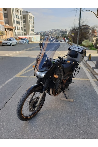 Motocam Kawasaki Kle 500 Ön Cam 2005-2008 Model 58cm Füme Renkli 4mm Uzun