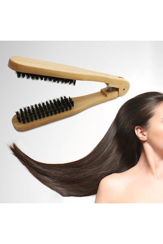 Homyl Saç Düzleştirme Tarağı Düzleştirici Fırçası,