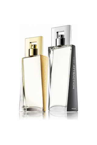 Avon Attraction Erkek Parfüm EDT 75 ML + Attraction Kadın Parfüm EDT 50 ML
