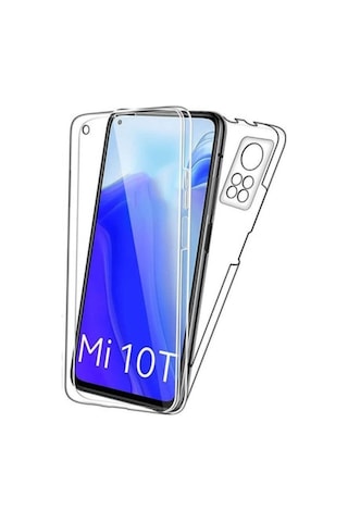 Microcase Xiaomi Mi 10T Pro 360 Ön Arka Full Cover Seffaf Kilif 542240120
