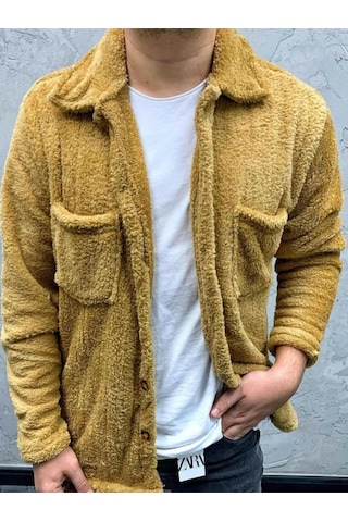 No Plan Unisex Normal Kalıp Cep Detaylı Düğmeli Kalın Pelüş Ceket-camel Camel No Plan Unisex Normal Kalıp Cep Detaylı Düğmeli Kalın Pelüş Ceket-camel Camel