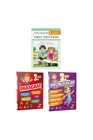 3.sınıf Okul Defterim +Paragraf+Problem Kitabı