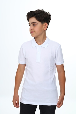 Toontoy Unisex Çocuk Tişört Beyaz