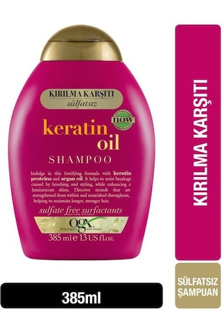 OGX Kırılma Karşıtı Keratin Oil Sülfatsız Şampuan 385 ML