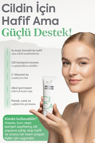 Soi Cica Onarıcı ve Nemlendirici Cilt Bakım Kremi 50 ML﻿﻿