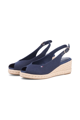 Tommy Hilfiger Lacivert Kadın Dolgu Topuk Ayakkabı Fw0fw09228dw6-16057