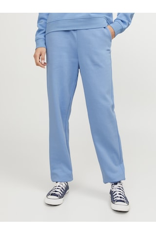Jack & Jones Kadın Logolu Sweat Pantolon - Abbie Silver Lake Blue Çok Renkli