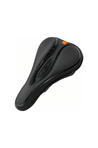 Moveevo Mountain Bike Yolu Koltuk Kılıfı - Kalın Silikon Hafıza Sponge Orta Boşluklu, Yüksek Esneklikli Ve Nefes Alabilir Siyah Siyah