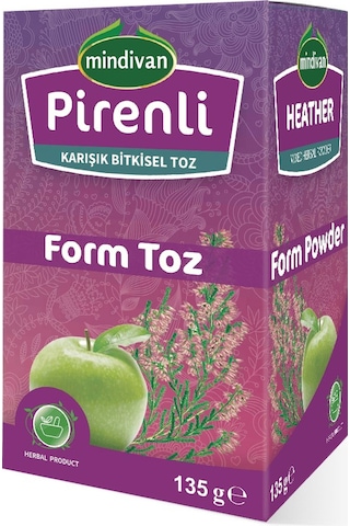 Mindivan Pirenli Karışık Bitkisel Toz 4 x 135 G