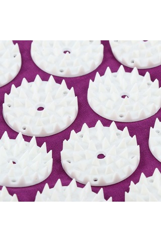 Homyl Akupunktur Masaj Eldivenleri Geri Boyun Kası Tetik Mor