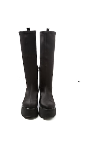 Çizme Kadın Gtn-120510 John May Strech Siyah