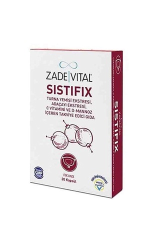 Zade Vital Sistifix Takviye Edici Gıda 20   Kapsül