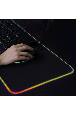 Preo Gmp01xl 790x300x3mm Rgb Led Aydınlatmalı 12 Farklı Mod Xl Gaming Mouse Pad
