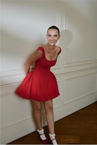 Prenses Elbise Kırmızı