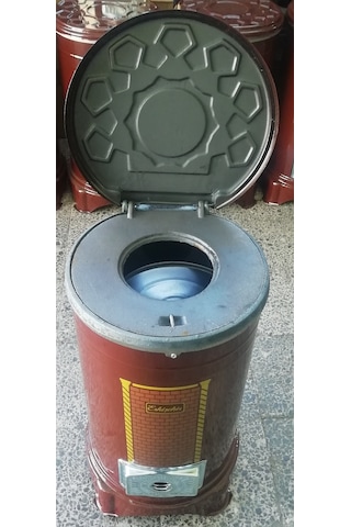 Özsal Yuvarlak 70Lik Uyuyan Soba Odun-Kömür-Talaş  Sobası