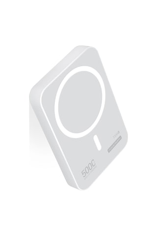 5000 Mah Beyaz 15w Magsafe Destekli Txm5 Powerbank Kablosuz Şarj + Stand Tasarım BEYAZ