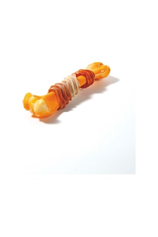 M-pets Carnivore Ring Bone Pastırma Aromalı Kemik Köpek Oyuncağı Sarı Small 17,8x4,9x4 Cm 244-50122.01