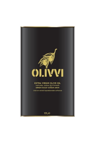 Olivvi Soğuk Sıkım Sızma Zeytin Yağı 17 L