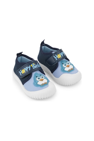 Gezer Yazlık Bebe Erkek Keten Happy Bird Cırt Cırtlı Ayarlanabilir Ayakkabı Ga2ybm.03355.00.2a2.0a Mavi