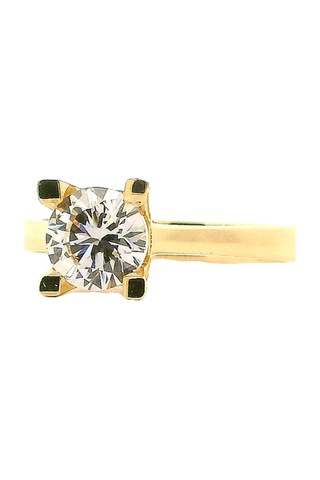 Cigold Tektaş Yüzük 14 Ayar Altın 1.50 Gr Oa-k21501029228 Renkli