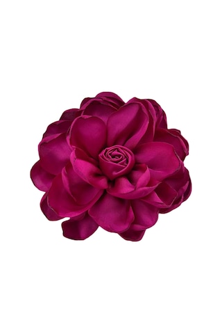 Homyl Anne, Nedime, Düğün İçin Giysilere Uygun Çiçek Broş Kırmızı