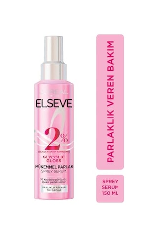L'oréal Paris Elseve Glycolic Gloss Mükemmel Parlaklık Veren Saç Bakım Sprey Serumu 150ml