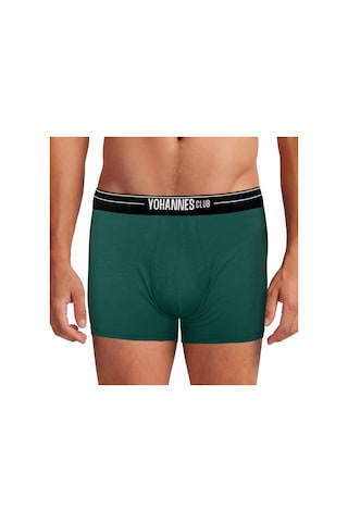 Yohannes Club, Erkek Özel Anatomik Pamuklu Boxer, Renk Seçenekli,3'lü Paket, Bordo,yeşil,mavi Çok Renkli
