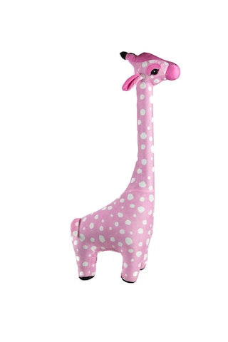 Oyuncak Zürafa Pelüş Sevimli Şaşkın Zürafa Pembe Dev Boy 100 Cm