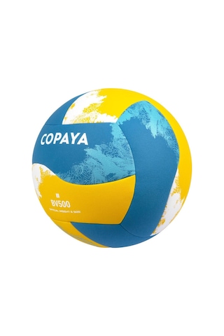 Copaya Bv500 Hibrit Plaj Voleybol Topu Sarı-mavi No:5 280 Gram Çok Renkli