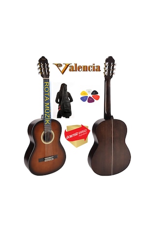 Valencia Vc404Hsb Klasik Gitar 4/4 Set