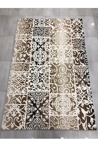Saray Halı Sembol Sbp 17 Rv1 150X230 Kahve Krem 4 M2 Halı !