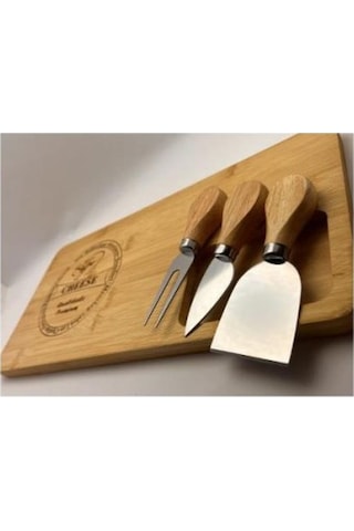 Bambu Peynir Kesme Sunum Tahtası Tdrtr