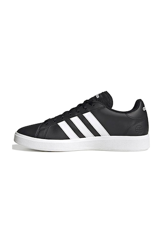 GW9251 Adidas Grand Court Base 2.0 Erkek Spor Ayakkabı CBLACK/FTW Siyah - Beyaz