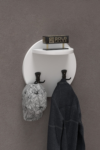 Askılık Duvar Elbise Askılığı Portmanto Üstü Beyaz Diğer