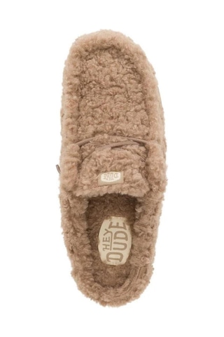 HEY DUDE Wally Slipper Timber Wolf Erkek Terlik-11122 Bej