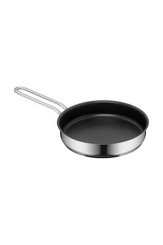 İndüksiyon Tabanlı Mini Çelik Tava, 18 Cm Boyutunda Pratik Kullanım 14 Cm