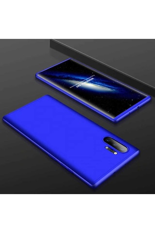 Galaxy Note 10 Plus Kılıf Zore Ays Kapak Mavi