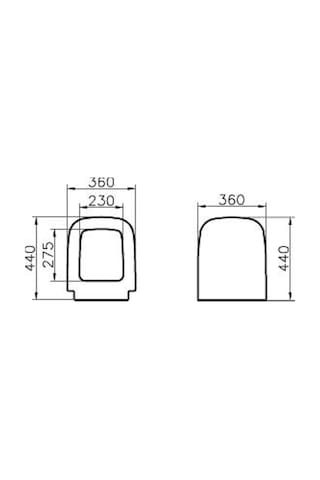 VitrA S 20 Soft Klozet Kapağı 77 - 003 - 009
