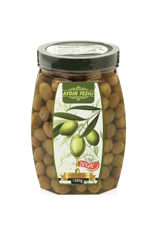 Aydın Yeşili Yeşil Çizik Zeytin 1250 G