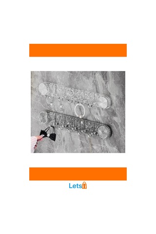 Şeffaf Güçlü Vantuzlu Askılık Çoklu Kanca Çok Renkli