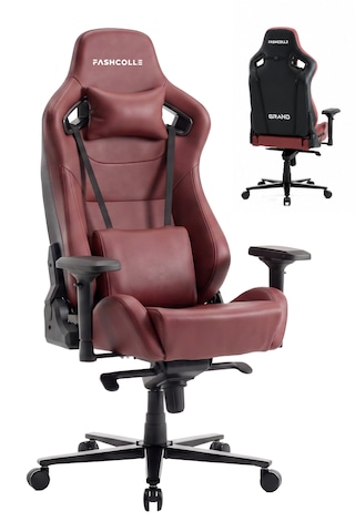 Fashcolle Grand Pro Maroon Oyuncu Koltuğu Bordo