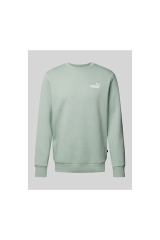 Puma Performance Sweatshirt Met Label Print In Lime Green Siyah