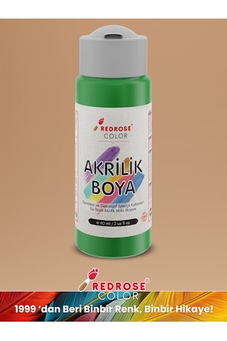 Red Rose Yeşil Akrilik Boya 60 ML