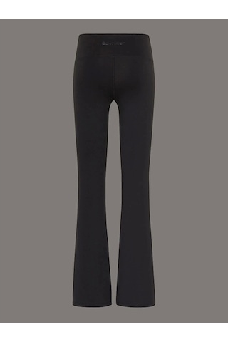 Calvin Klein Calvin Klein Sport Flare Logolu Kadın Siyah Tayt Lvgws5l611-ub1