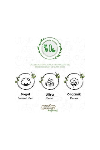 Ayrex Natural 2 Numara Mini Bebek Bezi, 3-6 Kg, 264 Adet, Pamuklu 0 Numara